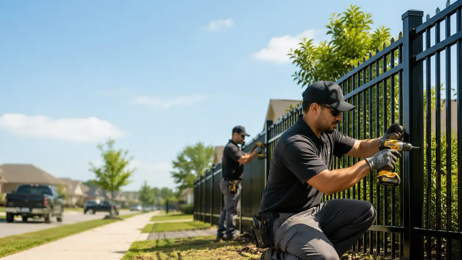 Metal Fence Installation in Leighton, AL
